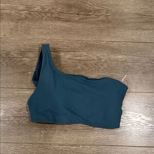 Lululemon Athletica Ribbed Nulu Asymmetrical Yoga Bra * Light Support A/B Cup